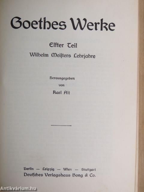 Goethes Werke 10-12. (gótbetűs)