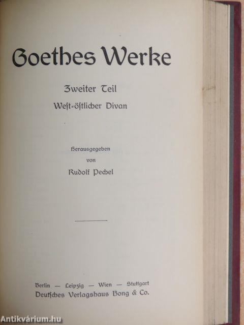 Goethes Werke 1-2. (gótbetűs)