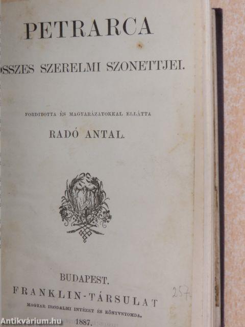 Anyégin Eugén/Petrarca összes szerelmi szonettjei/Manfred/Kain/A kalóz