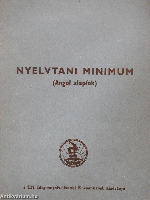 Nyelvtani minimum