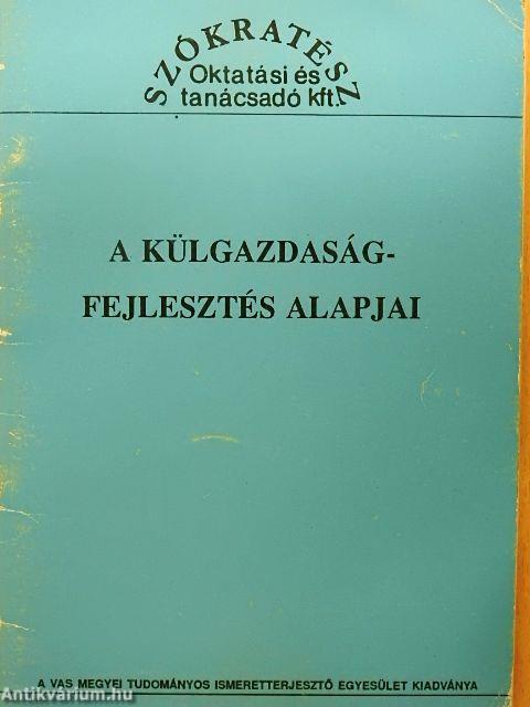 A külgazdaságfejlesztés alapjai