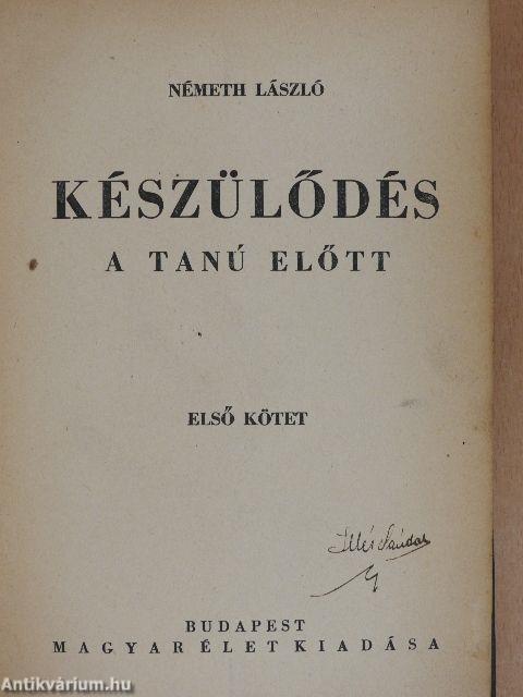 Készülődés I-II.