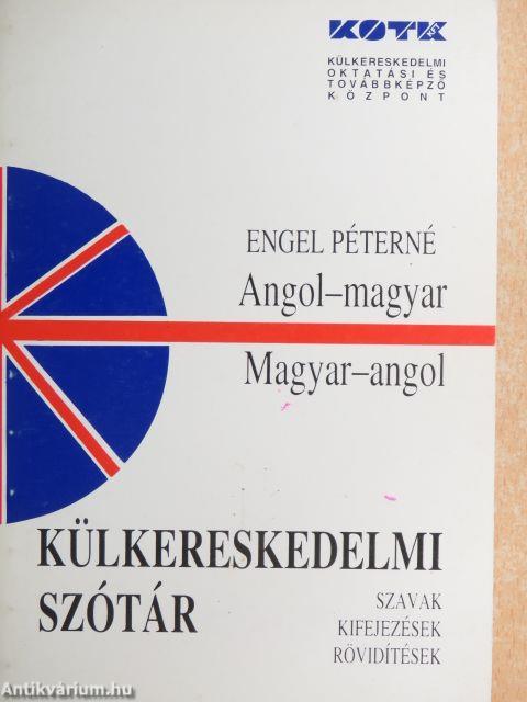 Angol-magyar/magyar-angol külkereskedelmi szótár