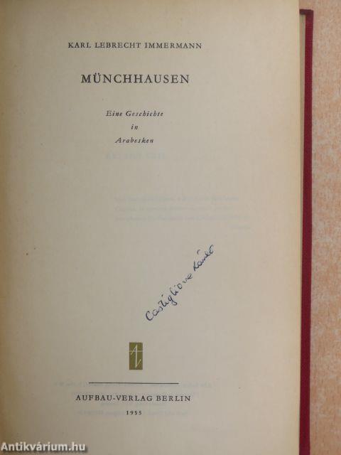 Münchhausen (Dr. Castiglione László könyvtárából)