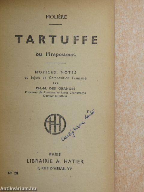 Tartuffe (Dr. Castiglione László könyvtárából)