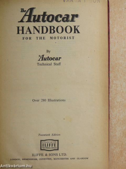 The autocar handbook for the motorist