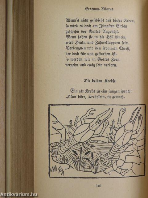 Deutsche Tierfabeln (gótbetűs) (Dr. Castiglione László könyvtárából)