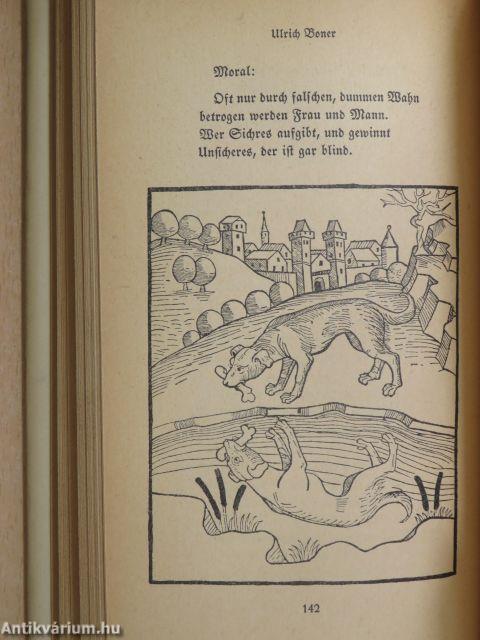 Deutsche Tierfabeln (gótbetűs) (Dr. Castiglione László könyvtárából)