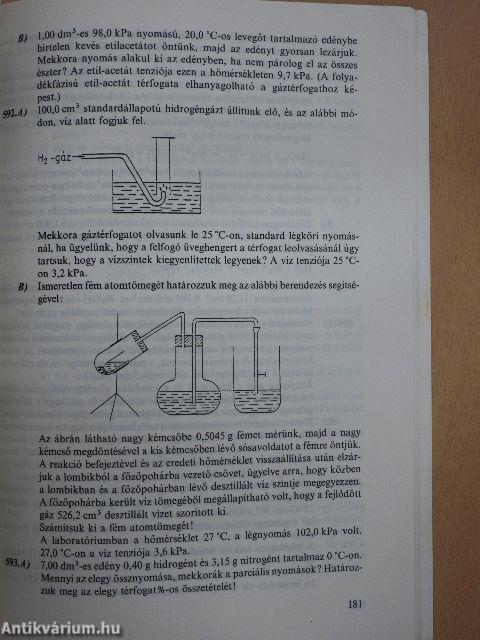 Ötösöm lesz kémiából - Példatár/Megoldások