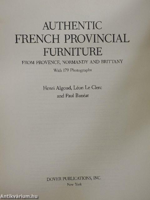 Authentic French Provincial Furniture