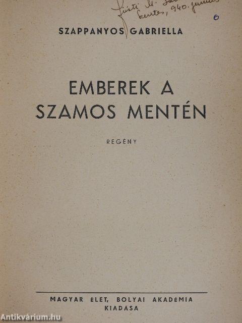 Emberek a Szamos mentén