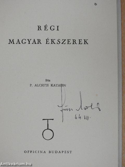 Régi magyar ékszerek