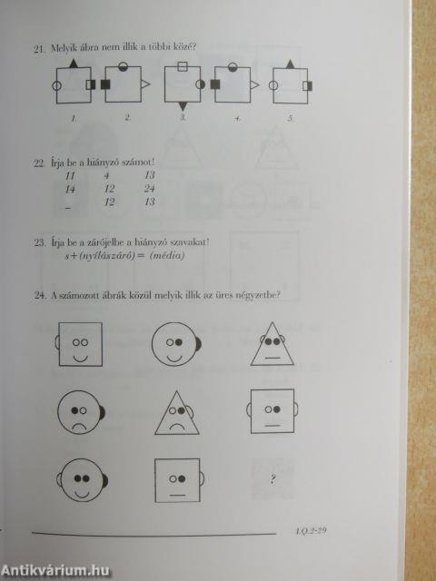 Intelligencia teszt I. Q.