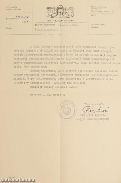Levelek Sárdy Brutushoz - 5 db