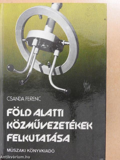 Föld alatti közművezetékek felkutatása (dedikált példány)