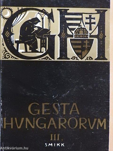 Gesta Hungarorum III.