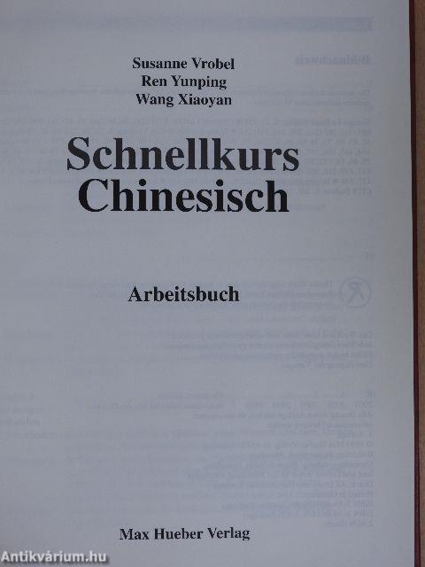 Schnellkurs Chinesisch - Arbeitsbuch