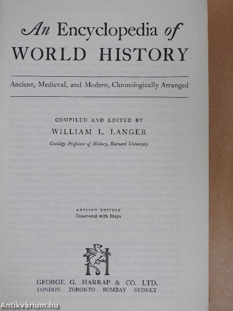 An Encyclopedia of World History