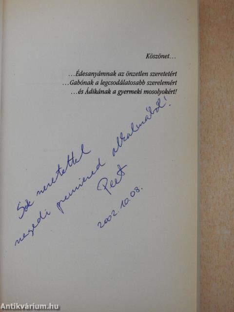 Újra meg újra (dedikált példány)