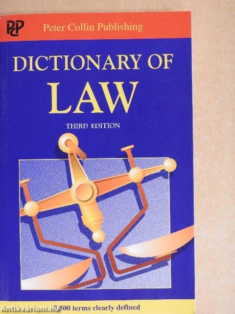 Dictionary of Law