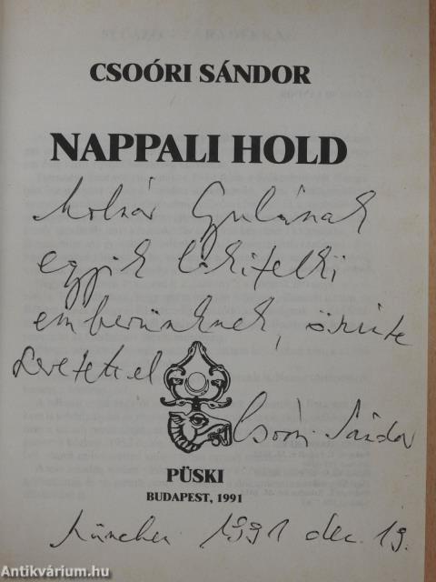 Nappali Hold (dedikált példány)