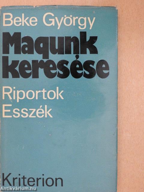 Magunk keresése (dedikált példány)