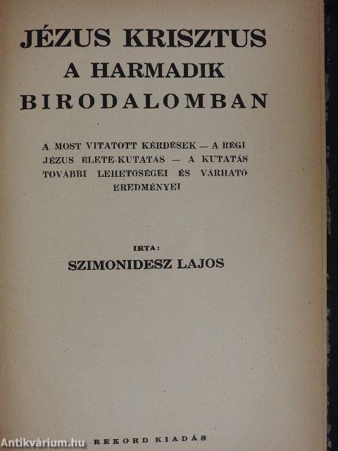 Jézus Krisztus a harmadik birodalomban