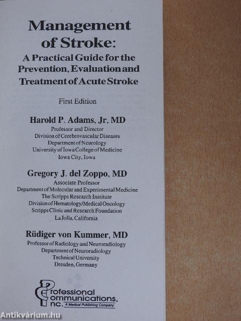 Management of Stroke