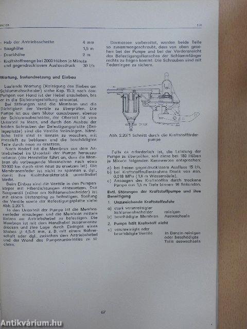 Werkstättenhandbuch für Personenkraftwagen Skoda 105 S, 105 L, 120 L, 120 LS