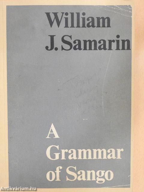 A Grammar of Sango