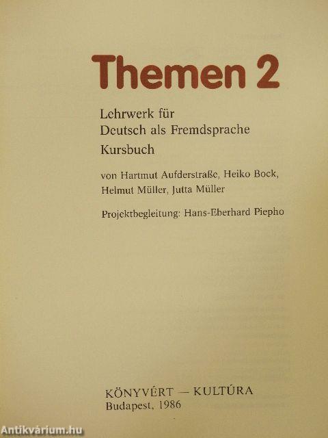 Themen 2 - Kursbuch/Arbeitsbuch