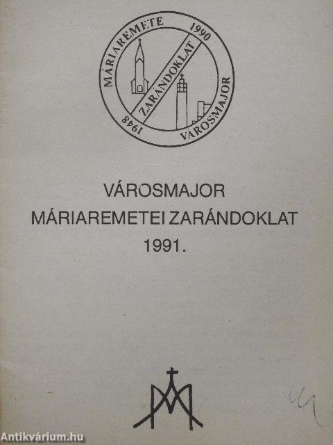 Városmajor Máriaremetei Zarándoklat 1991.