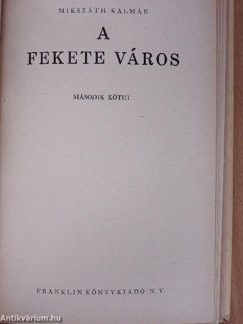 A fekete város I-III.