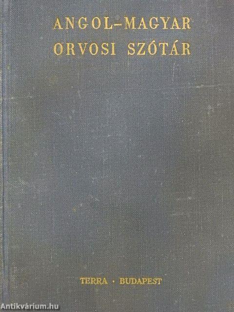 Angol-magyar orvosi szótár