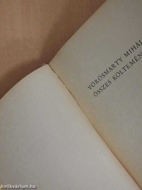 Vörösmarty Mihály összes költeményei I. (töredék)