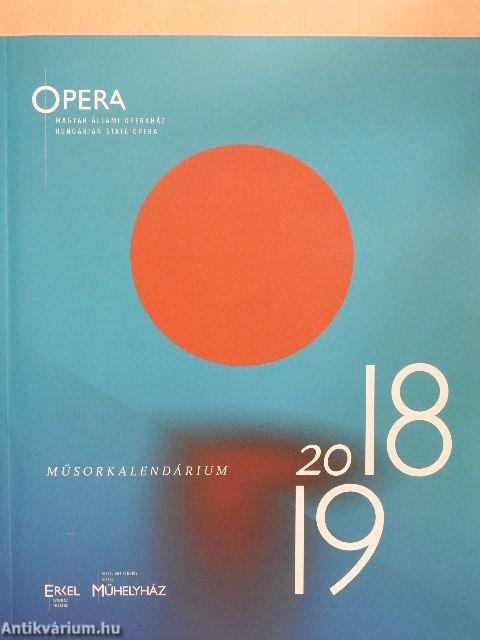 Opera Műsorkalendárium 2018-2019