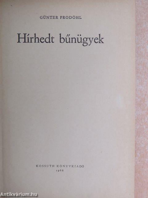 Hírhedt bűnügyek