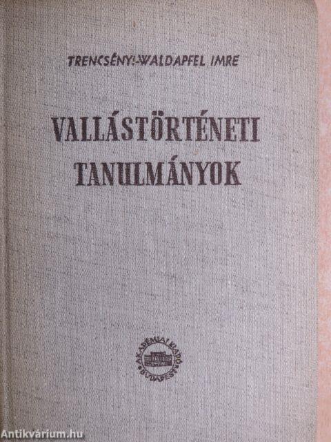 Vallástörténeti tanulmányok