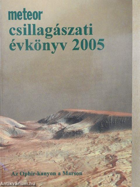 Meteor csillagászati évkönyv 2005