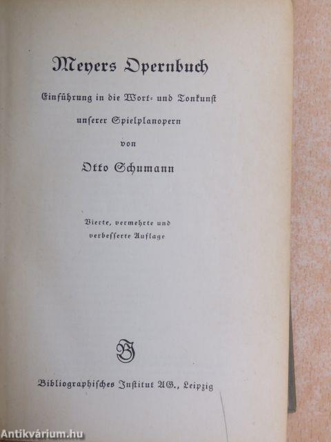 Meyers Opernbuch (gótbetűs)