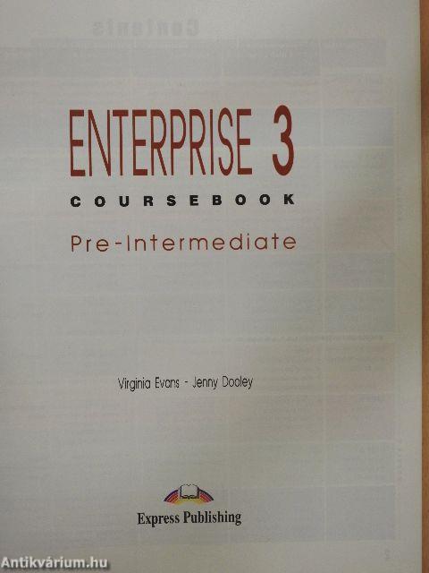 Enterprise 3 Pre-Intermediate - Coursebook