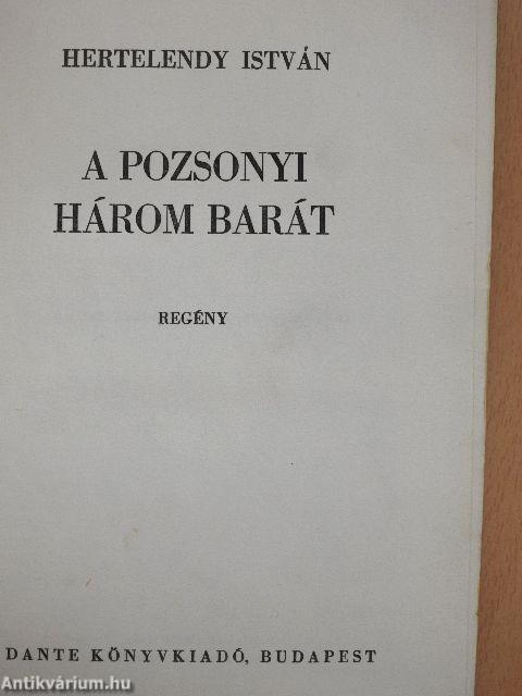 A pozsonyi három barát