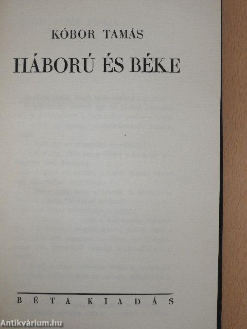 Háború és béke