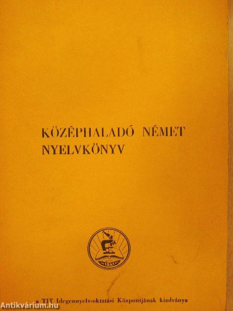 Középhaladó német nyelvkönyv