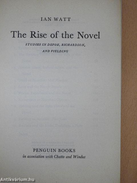 The Rise of the Novel