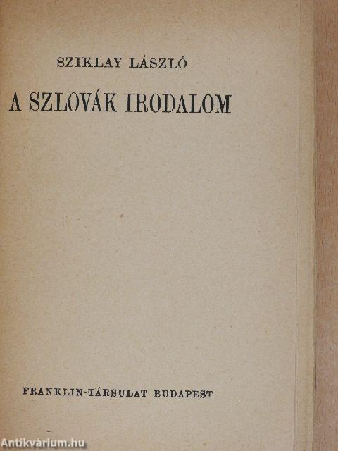 A szlovák irodalom