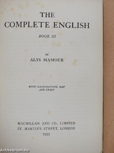 The Complete English III.