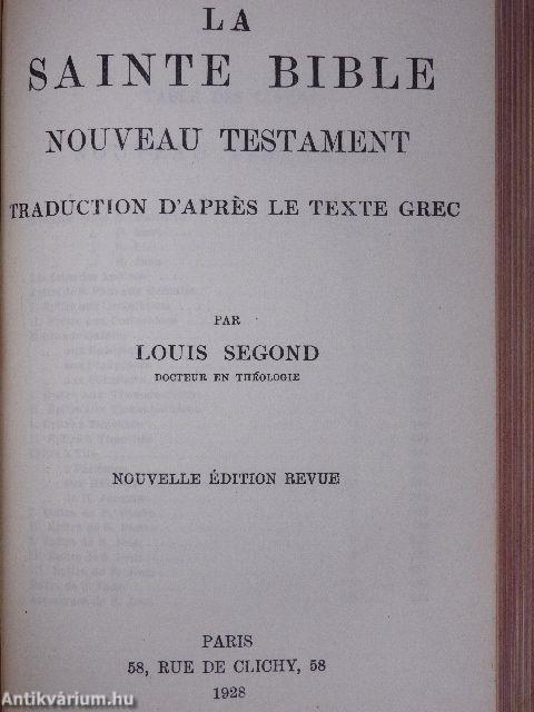 La Sainte Bible