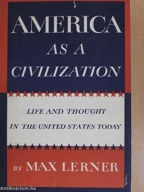 America as a Civilization