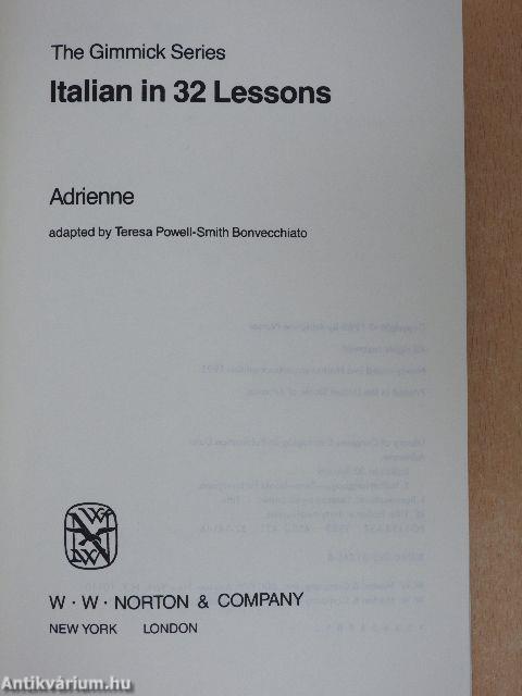 Italian in 32 Lessons